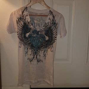 Buckle Sinful by Affliction Short Sleeve Tshirt
